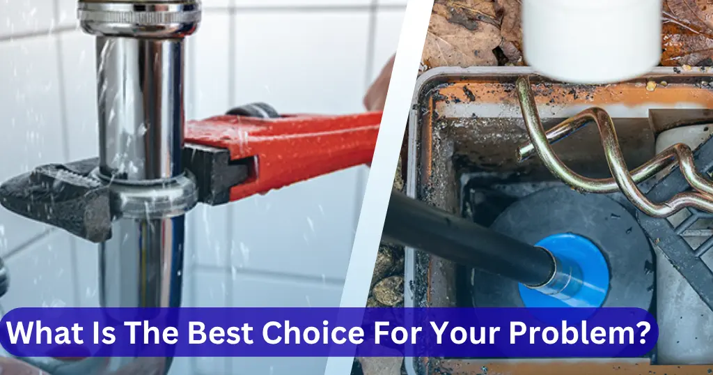 What is the best choice for your problem Drain cleaning vs. plumbing repair