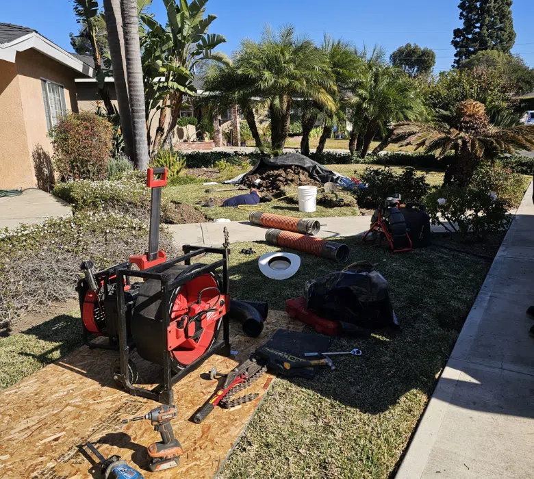 Trenchless sewer line replacement in Norwalk ca