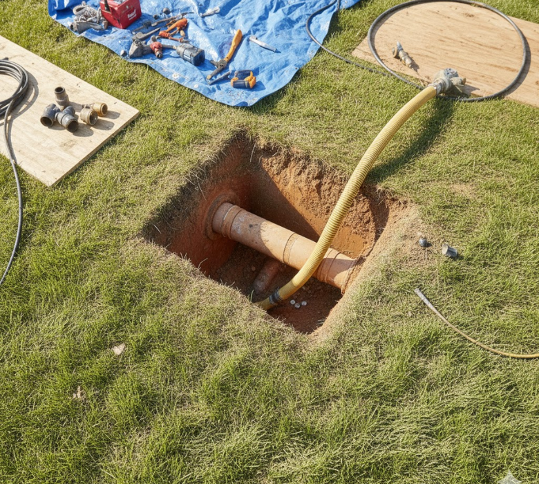 Trenchless Sewer Replacement in Cerritos CA