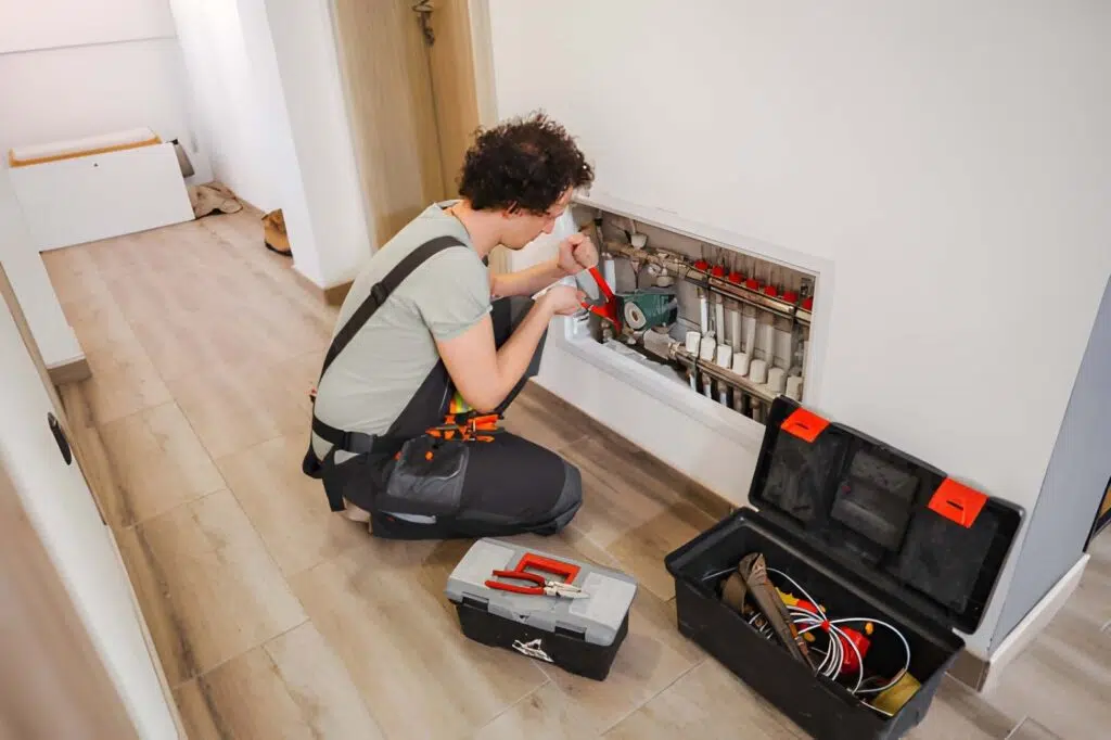 plumbing emergency in a restaurant