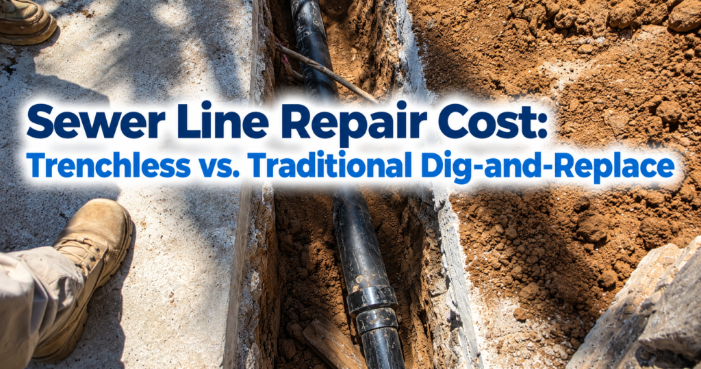 Sewer Line Repair Cost – Trenchless vs Traditional Pirce Guide